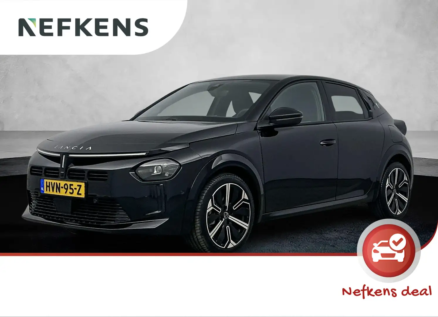 Lancia Ypsilon 1.2 Turbo Hybrid LX | Navigatie | Adaptive Cruise Zwart - 1