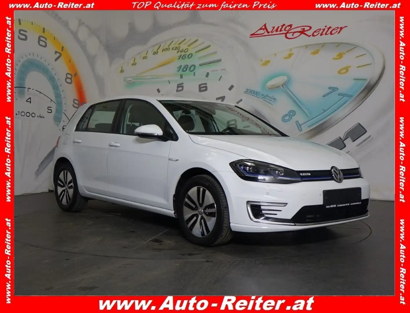 Volkswagen e-Golf 35,8kWh (mit Batterie) *ACC, LED, NAVI* Weiß - 1