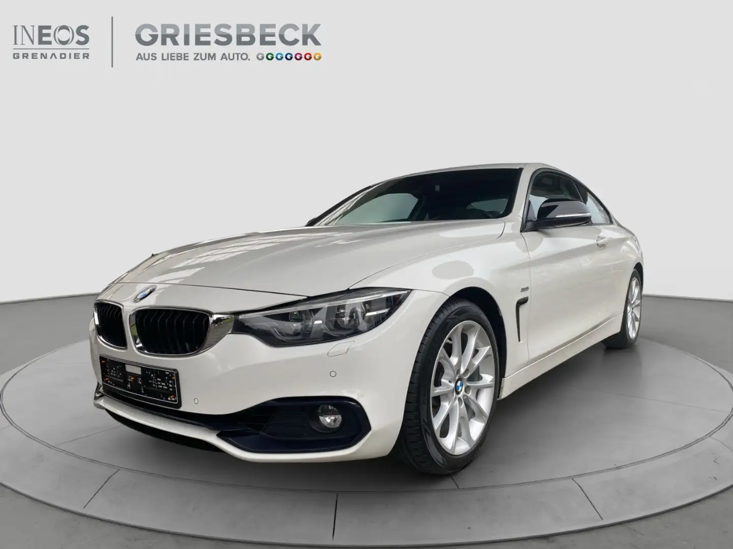 BMW 430 i Coupe  Sport Line LED+SHZ+2xKlima+KeyLess Weiß - 1
