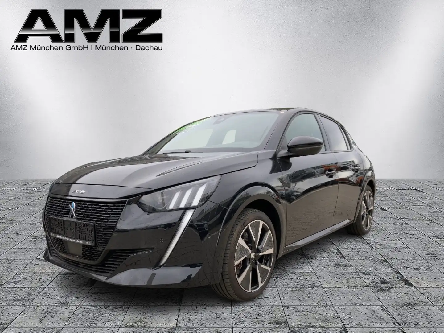 Peugeot 208 Elektromotor 136 Müdigkeitserkennungs-Senso Schwarz - 2