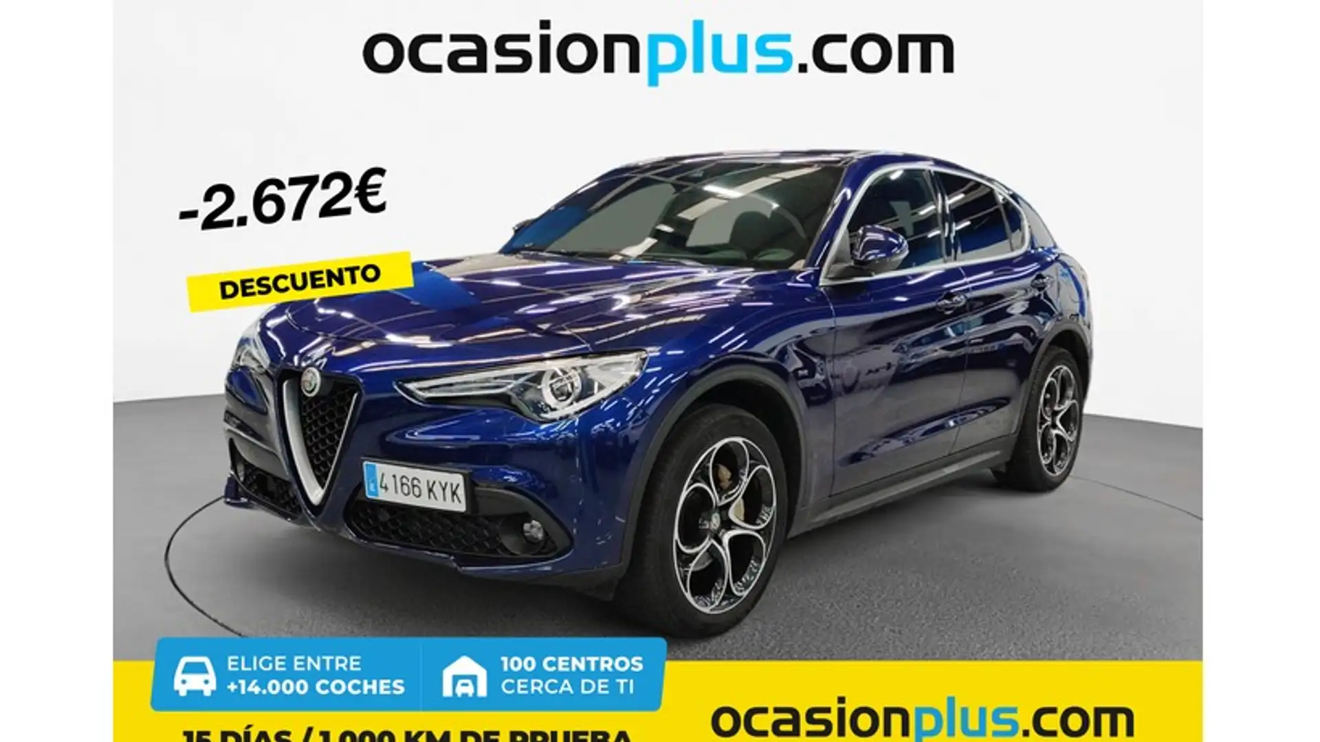 Alfa Romeo Stelvio 2.2 Executive Q4 210 Aut. Bleu - 1