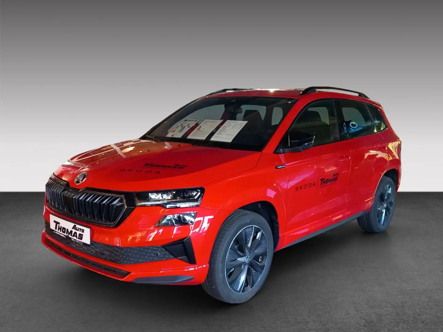 Skoda Karoq 1.5 TSI DSG Sportline *PANO*AHK*KAMERA* Rot - 1