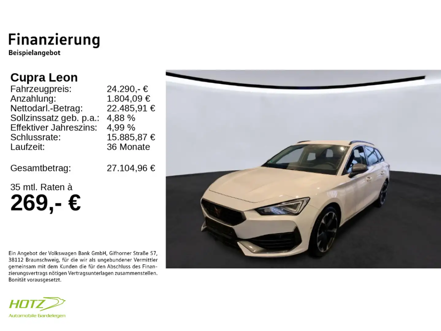 CUPRA Leon ST 2.0 TDI LED/PDC/KAMERA Weiß - 2
