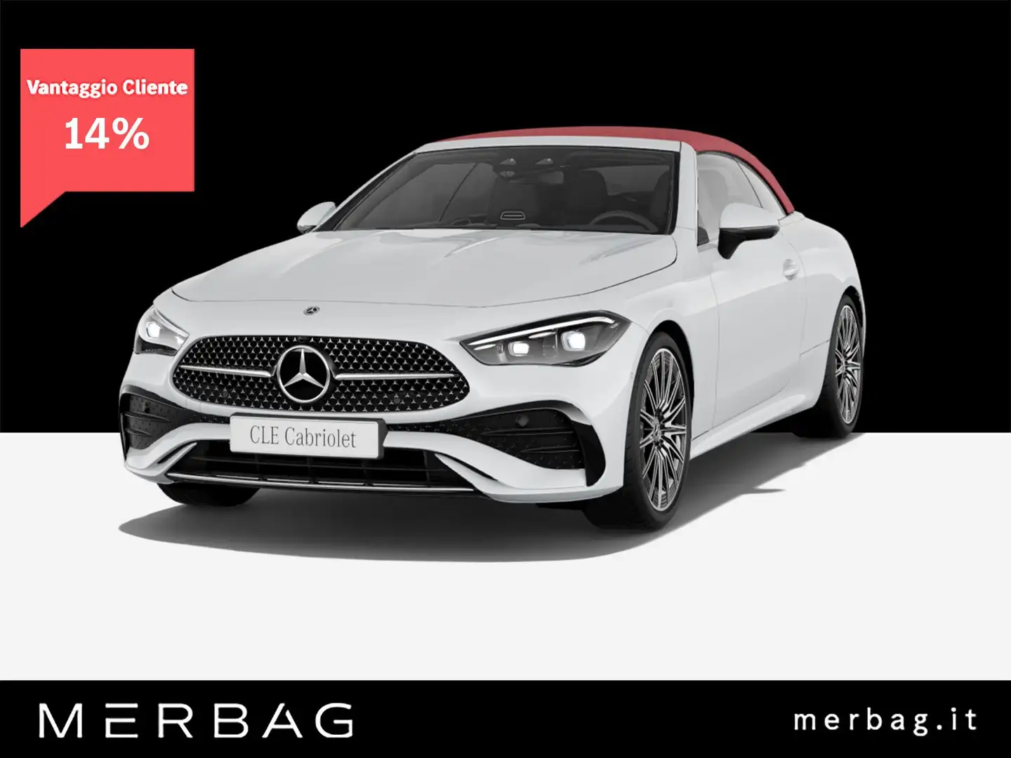 Mercedes-Benz CLE 220 d Cabrio AMG Line Premium Plus Weiß - 1