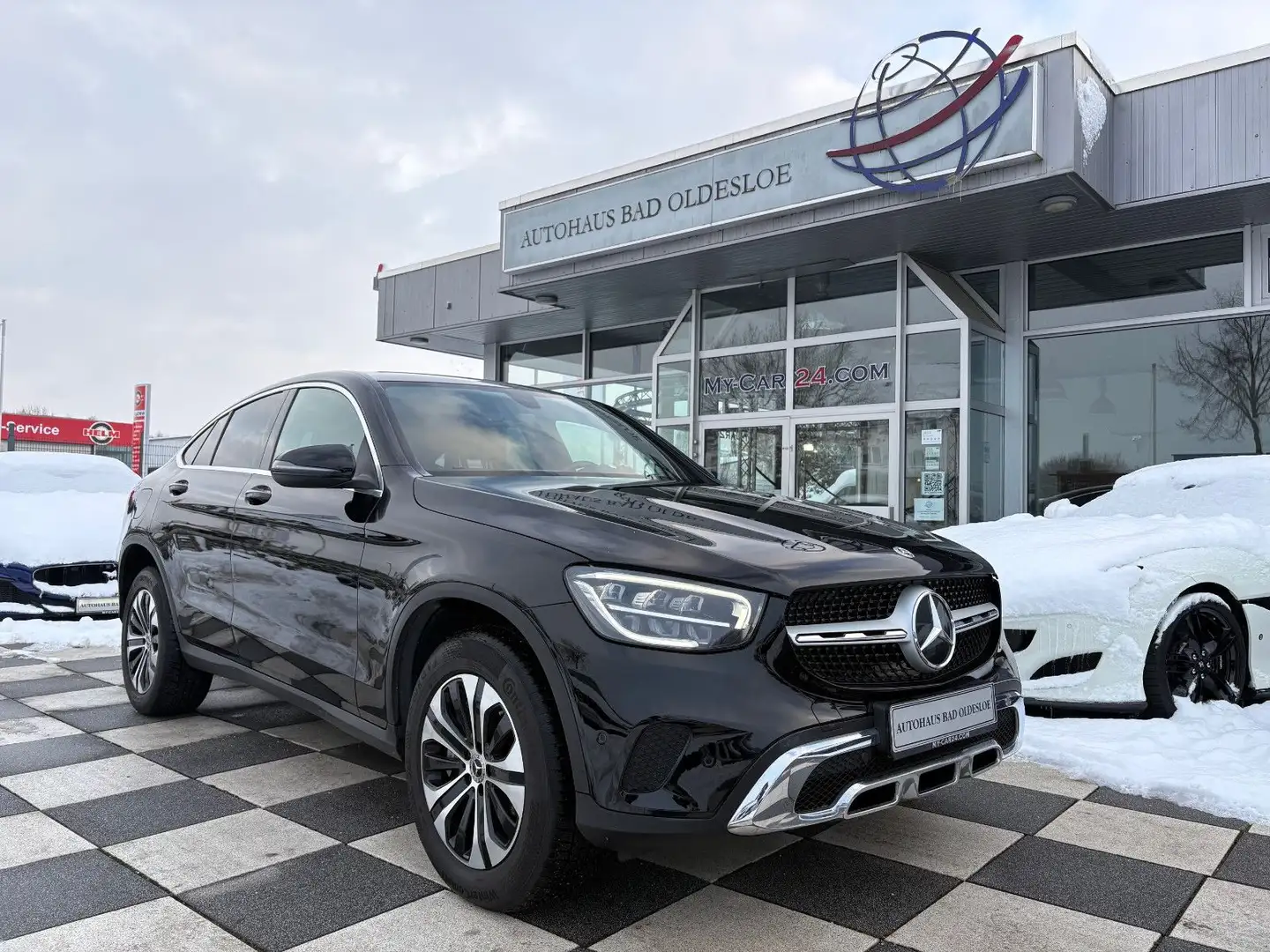 Mercedes-Benz GLC 300 de Coupe 4Matic *1 Hand *AHK* Schwarz - 1
