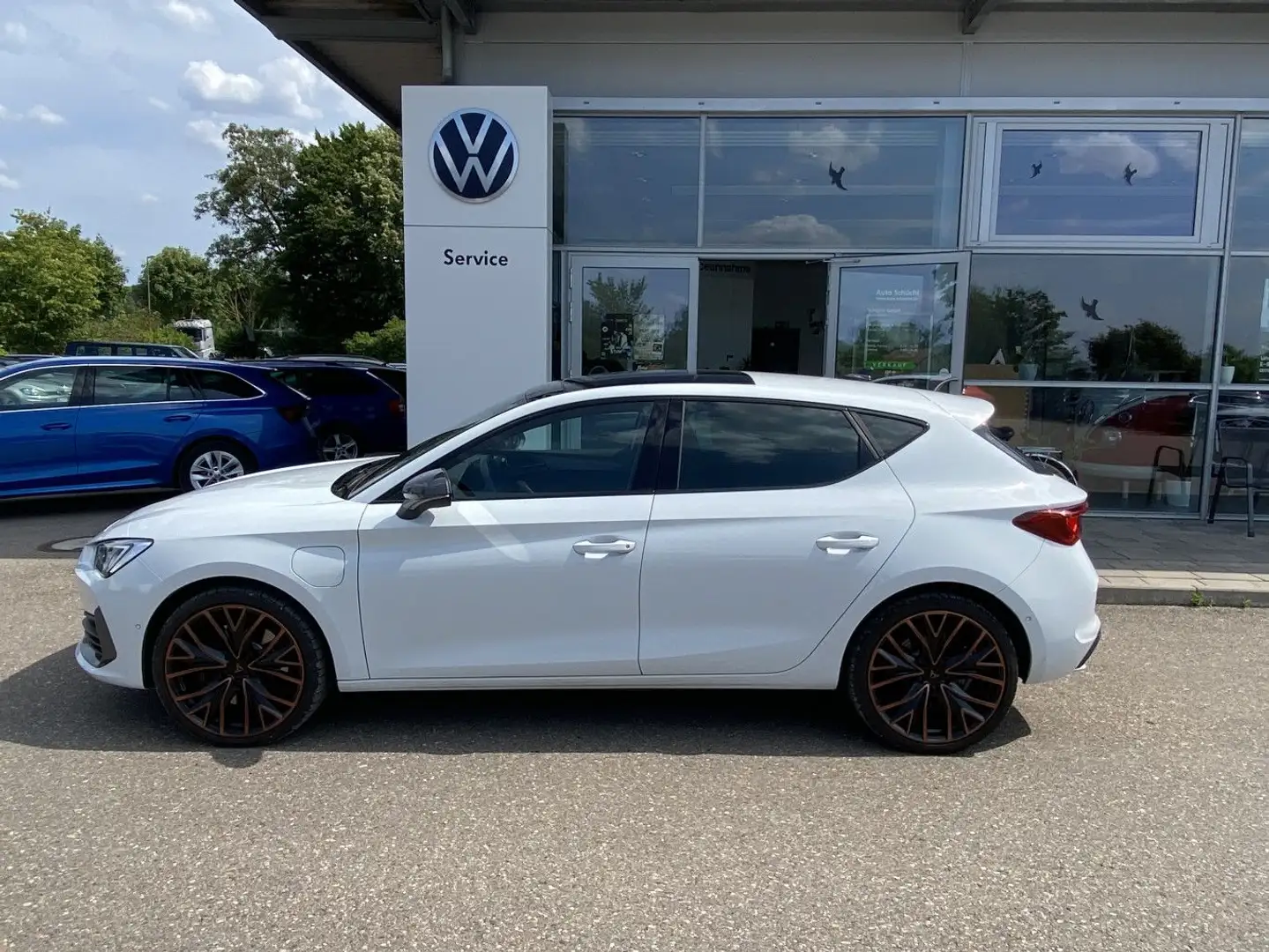 CUPRA Leon 1.4 TSI DSG eHybrid PAKET-L+19"-KUPFER+NAVI Weiß - 2