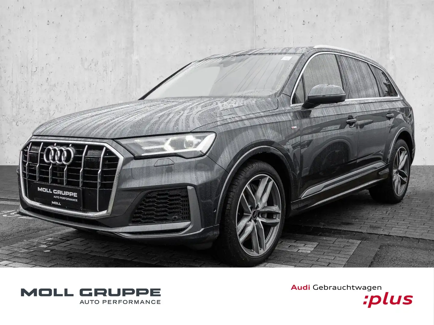 Audi Q7 55 3.0 TFSI e quatro S line Grau - 1
