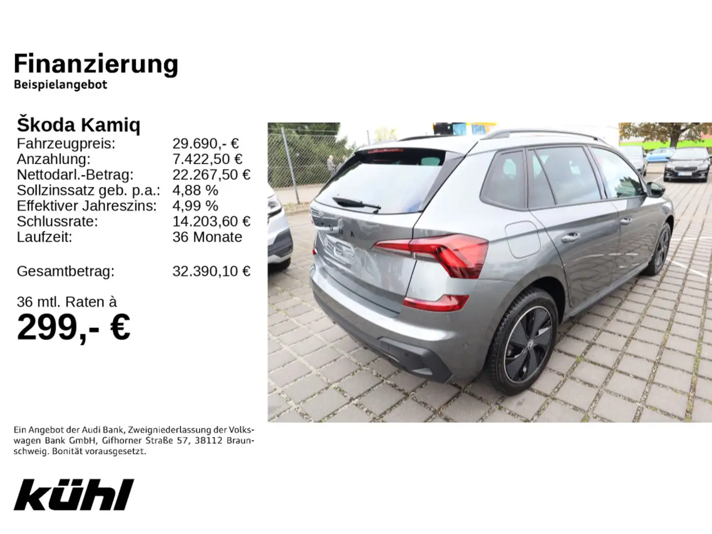 Skoda Kamiq 1.5 TSI DSG Monte Carlo Grau - 2