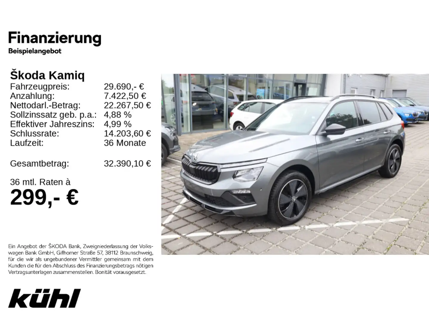 Skoda Kamiq 1.5 TSI DSG Monte Carlo Grau - 1