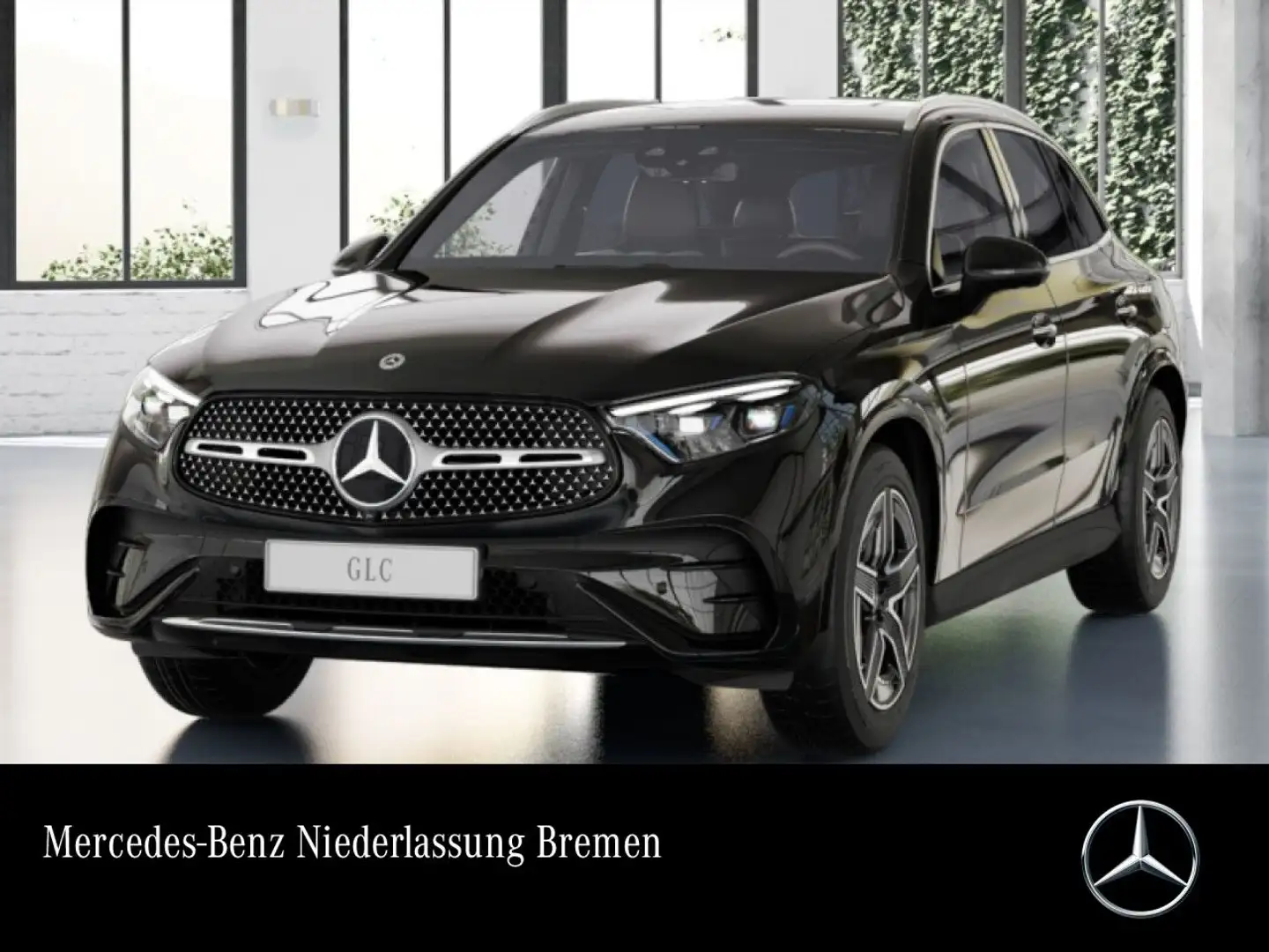 Mercedes-Benz GLC 300 de 4M AMG+360+AHK+BURMESTER+KEYLESS+9G Schwarz - 1