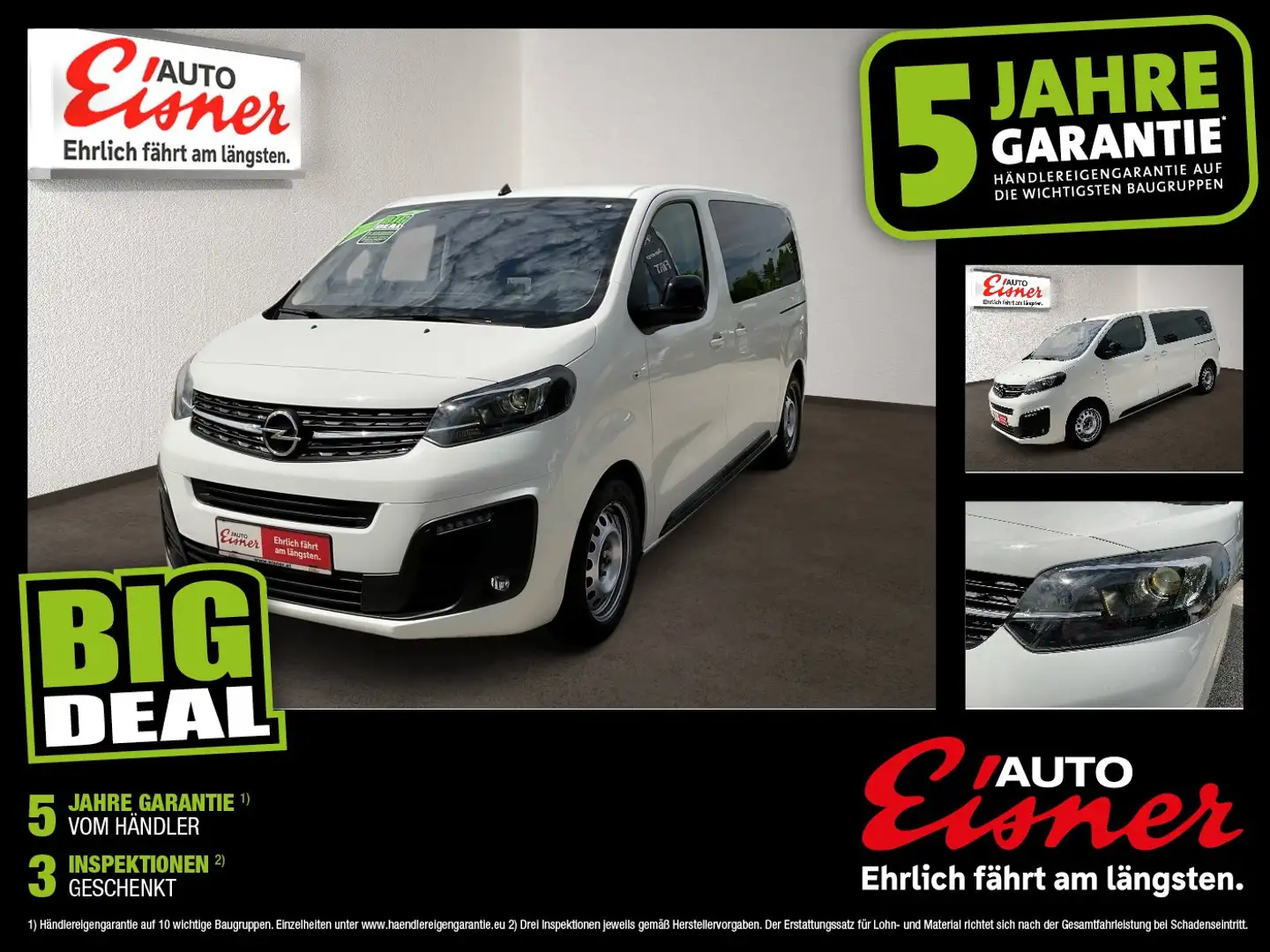 Opel Zafira Life 2.0 D (L2) Edition M 2xKlima BiXenon Weiß - 1