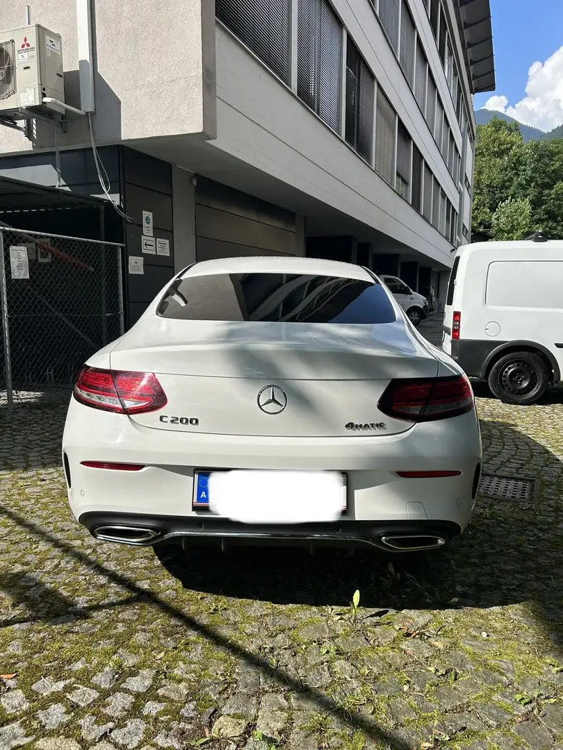 Mercedes-Benz C 200 Coupe 4MATIC Aut. Weiß - 1