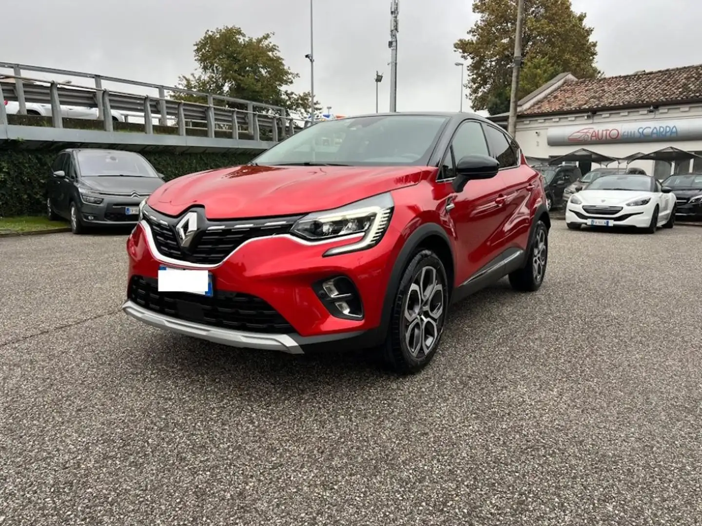 Renault Captur TCe 100 CV Intens 1 PROPRIETARIO KM. TAGLIANDATI Rojo - 2