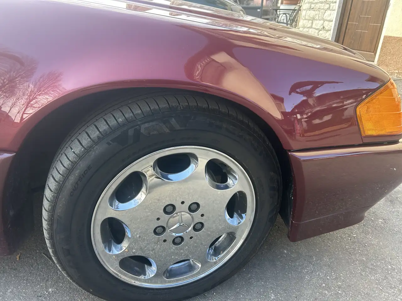 Mercedes-Benz SL 500 Vendo SL 500 r 129 rosso metallizzato interni in p, foto 4