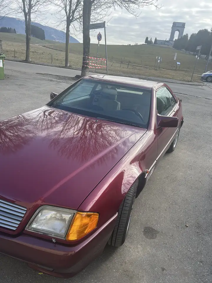 Mercedes-Benz SL 500 Vendo SL 500 r 129 rosso metallizzato interni in p, foto 5