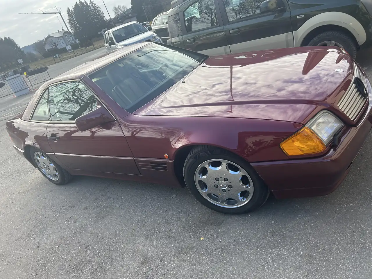 Mercedes-Benz SL 500 Vendo SL 500 r 129 rosso metallizzato interni in p, foto 6