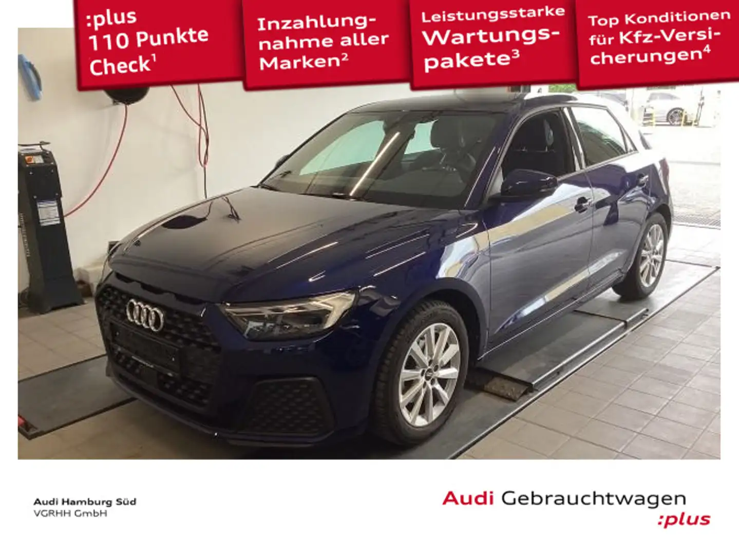 Audi A1 35 TFSI S tronic LEDER/NAVI/LED Blau - 1