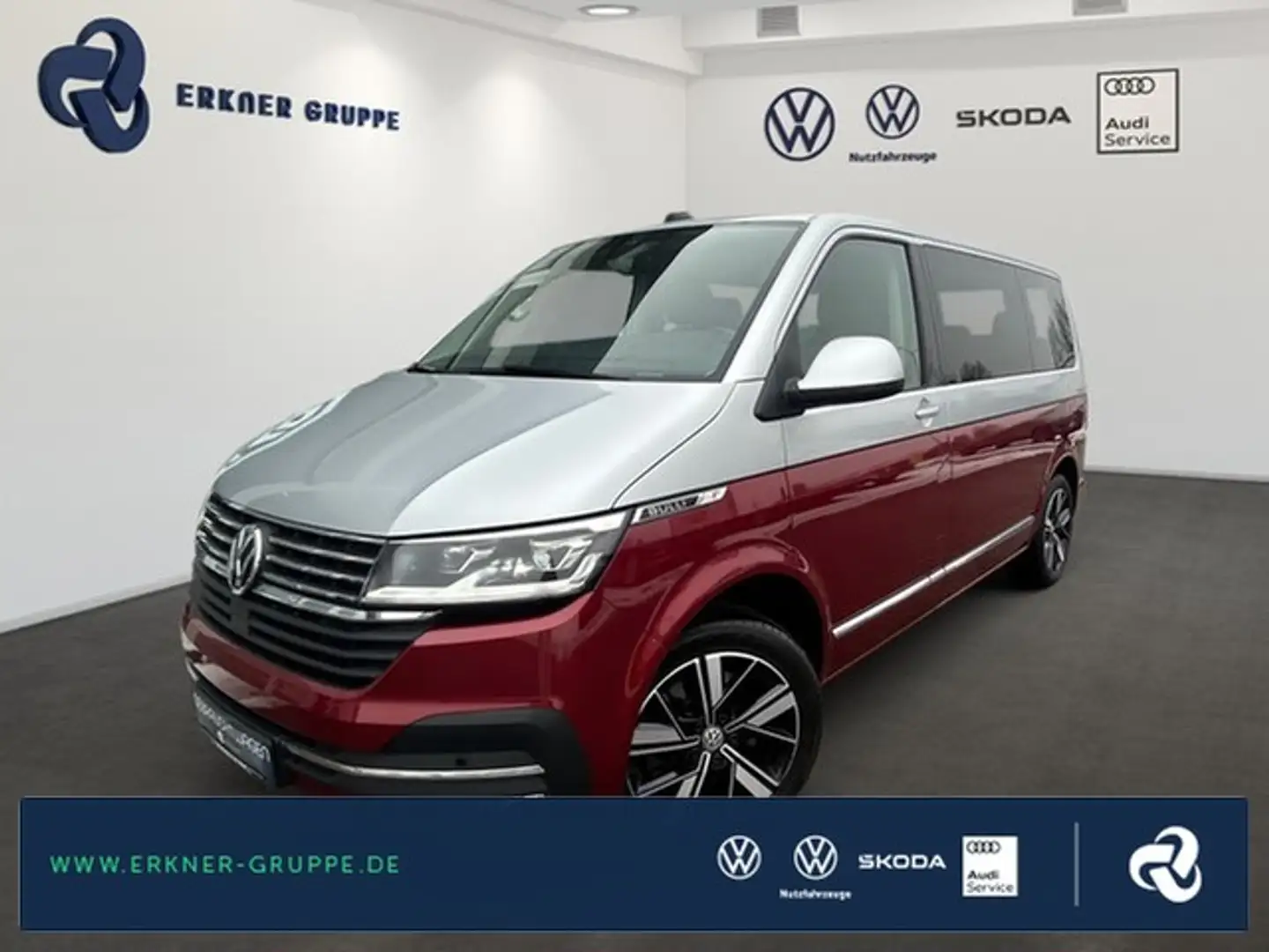 Volkswagen T6 Multivan 6.1 - 2.0TDI DSG Gen. Six LED+STANDHZ+NAVI+ACC++++ Rot - 1
