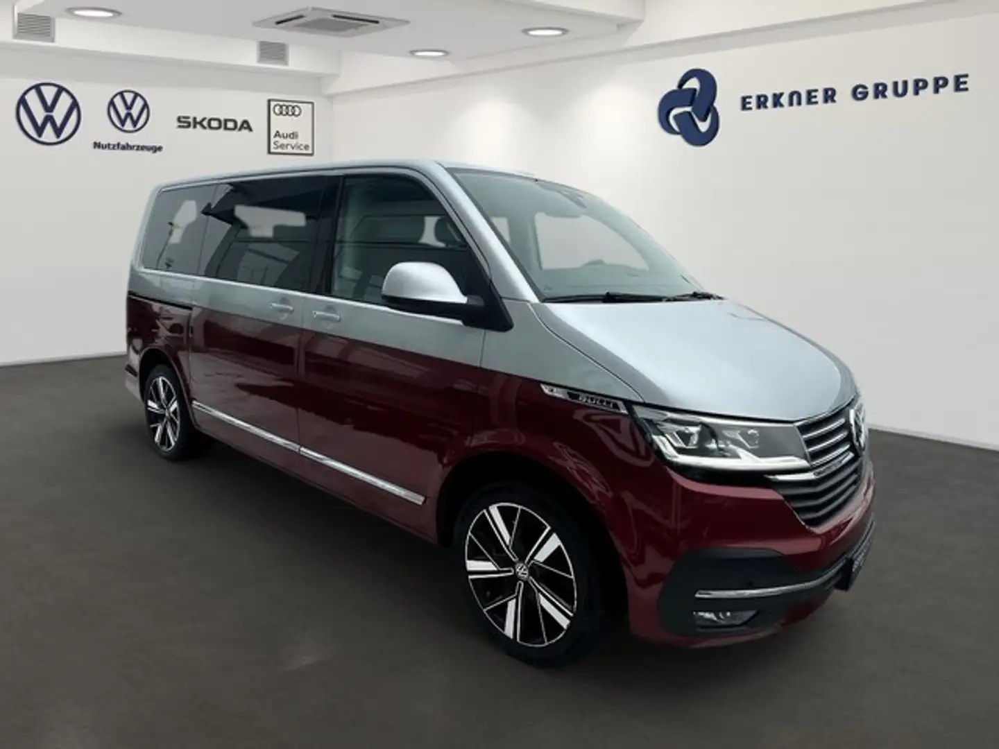 Volkswagen T6 Multivan 6.1 - 2.0TDI DSG Gen. Six LED+STANDHZ+NAVI+ACC++++ Rot - 2