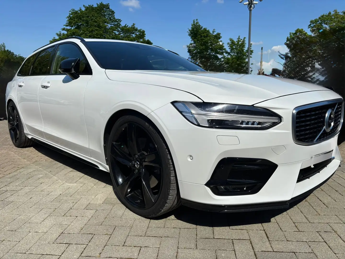 Volvo V90 V90 T6 AWD Geartronic R Design Vollaust. Polestar Weiß - 1