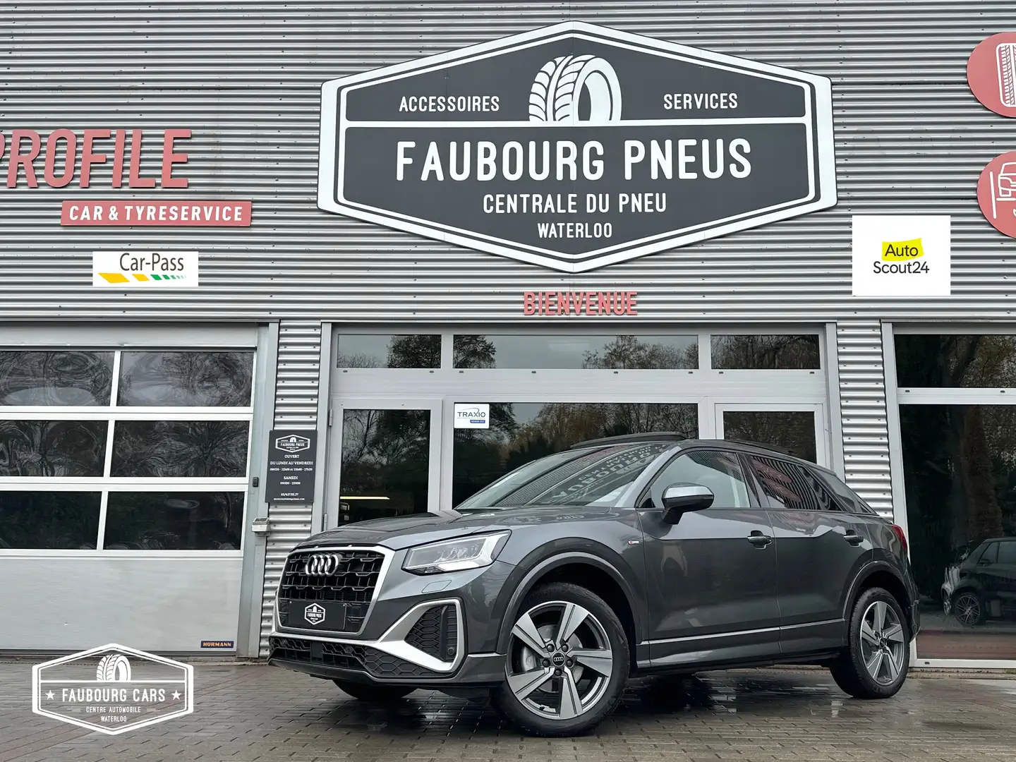 Audi Q2 *S-line*1-PROPRIETAIRE/1-OWNER*HISTO-AUDI*VIRTUAL* Grigio - 1