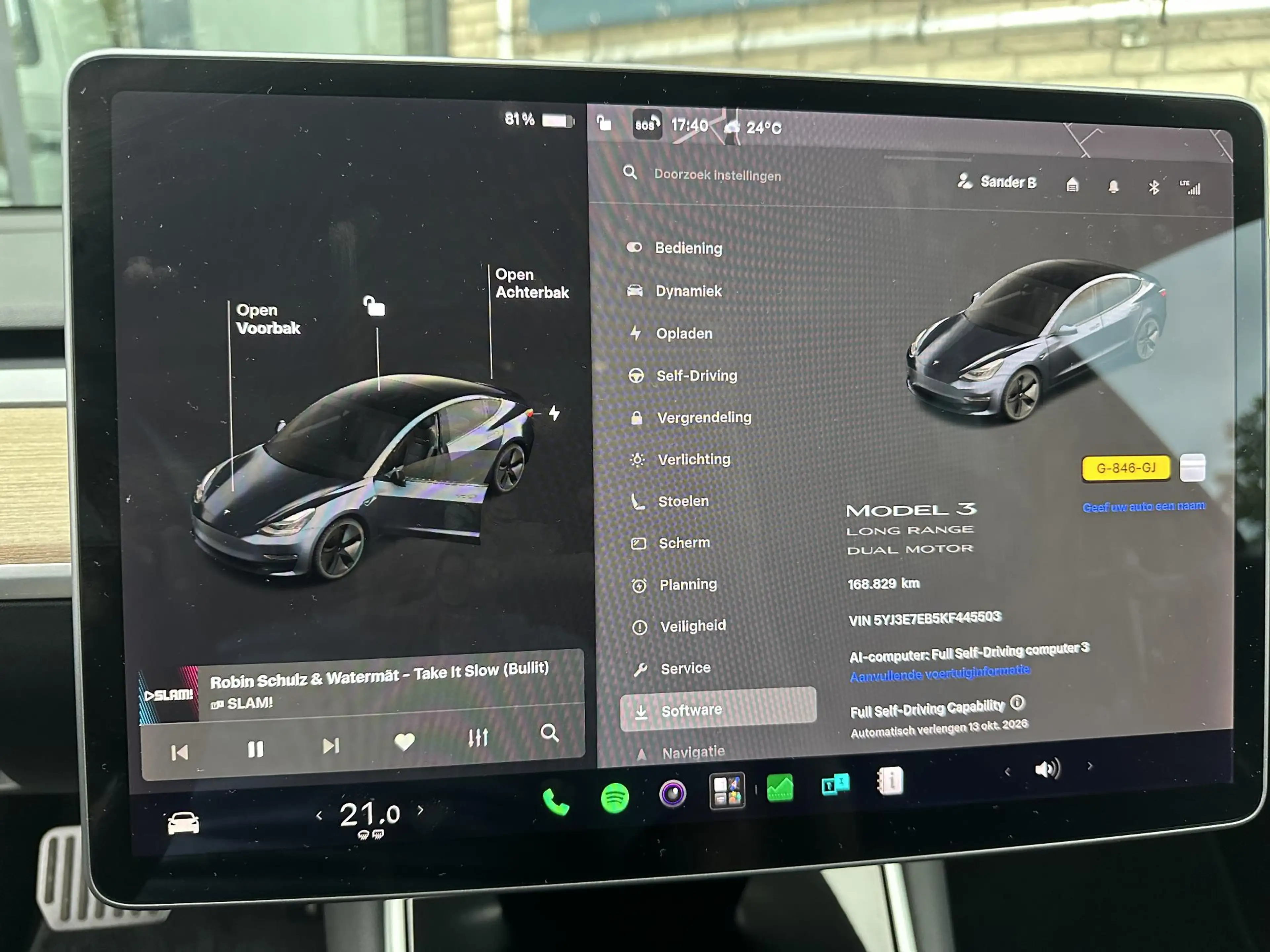 Tesla Model 3 Long Range AWD 75 kWh *TREKHAAK*SOH-84%* — photo 6