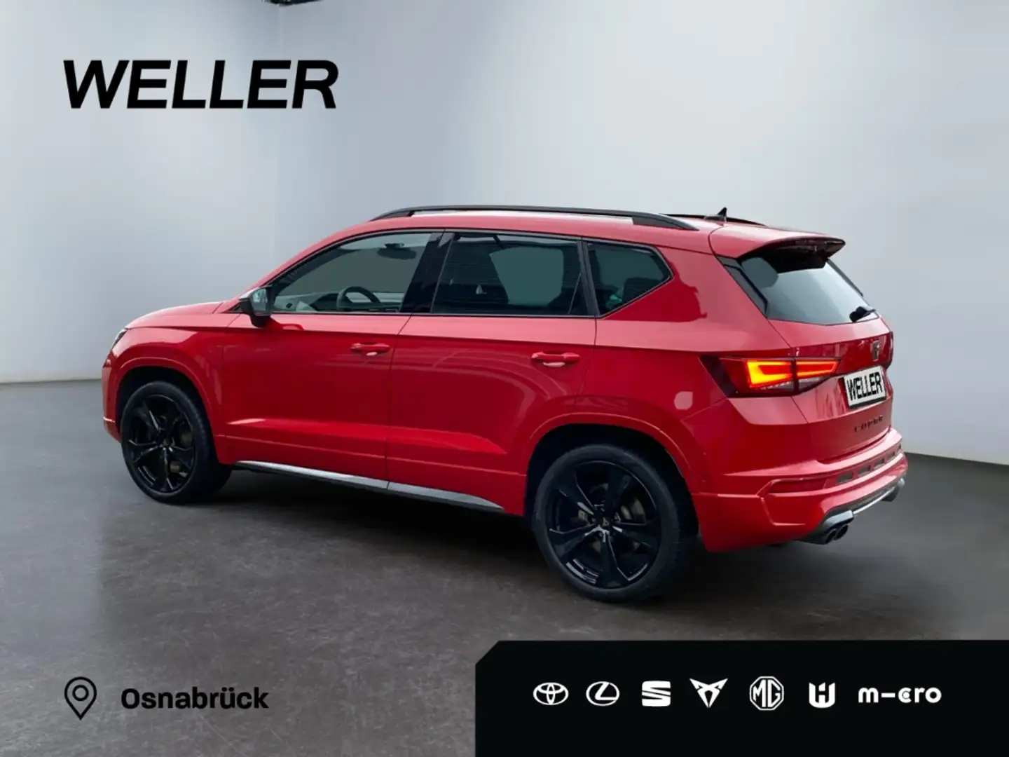 CUPRA Ateca 2.0 TSI 4Drive DSG *AHK*Pano*360*Leder* Červená - 2