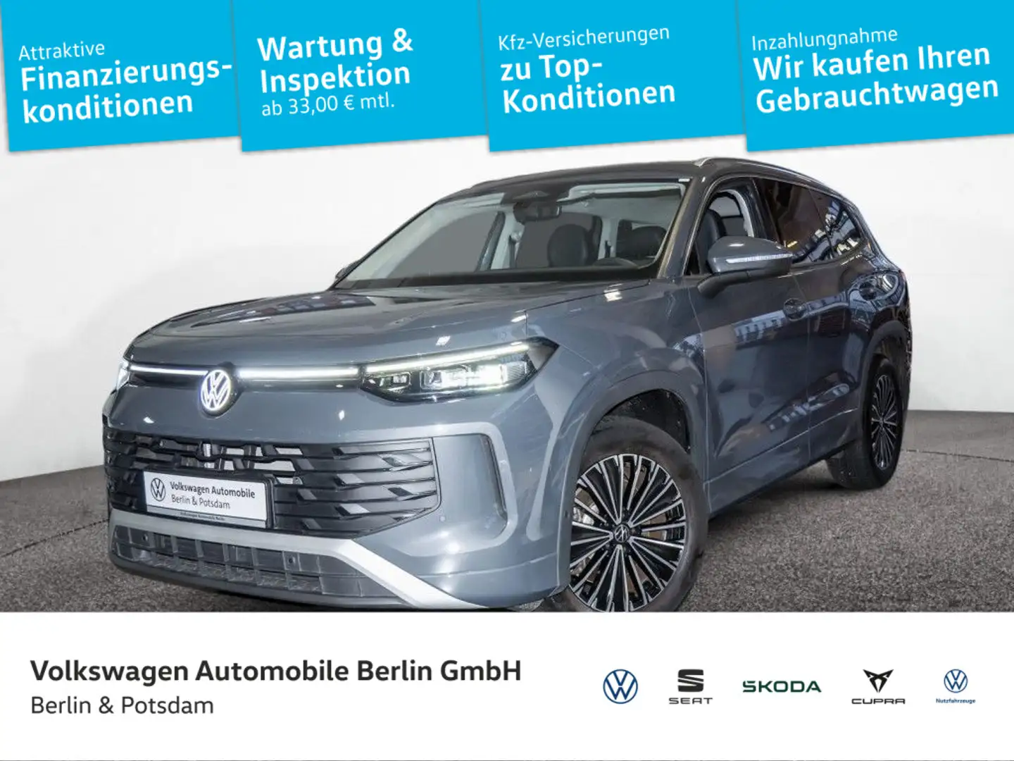 Volkswagen Tayron 1.5 eTSI Life 5J-Garantie AHK Kamera LED Grau - 1
