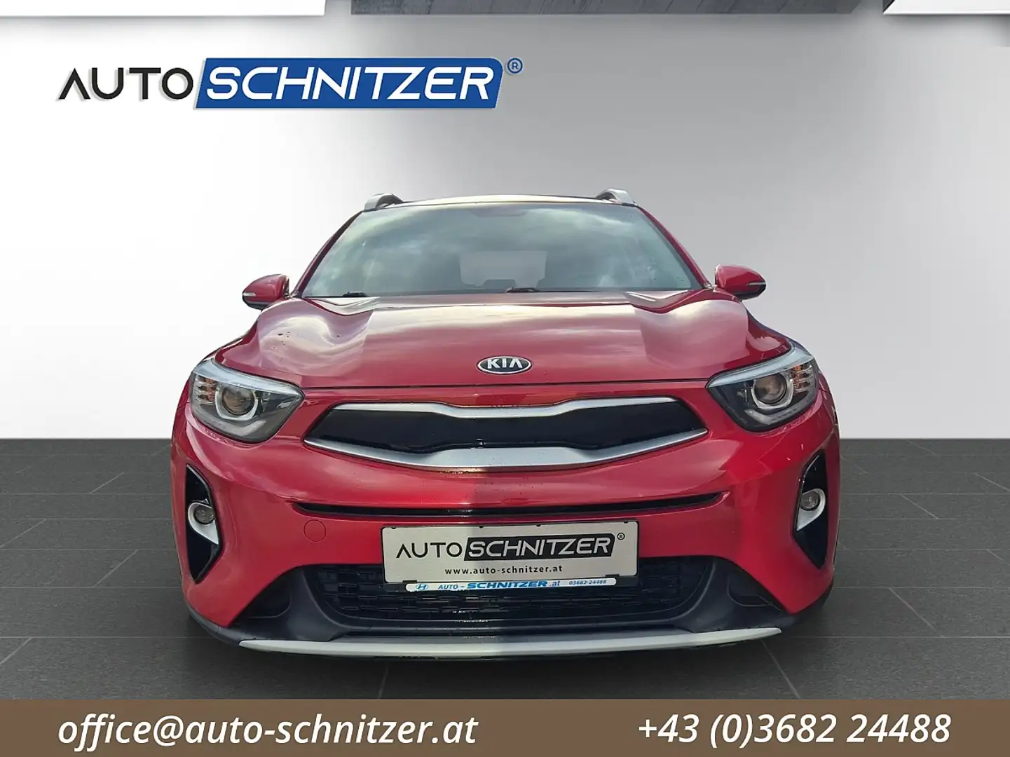 Kia Stonic 1,4 MPI ISG Silber Rot - 2