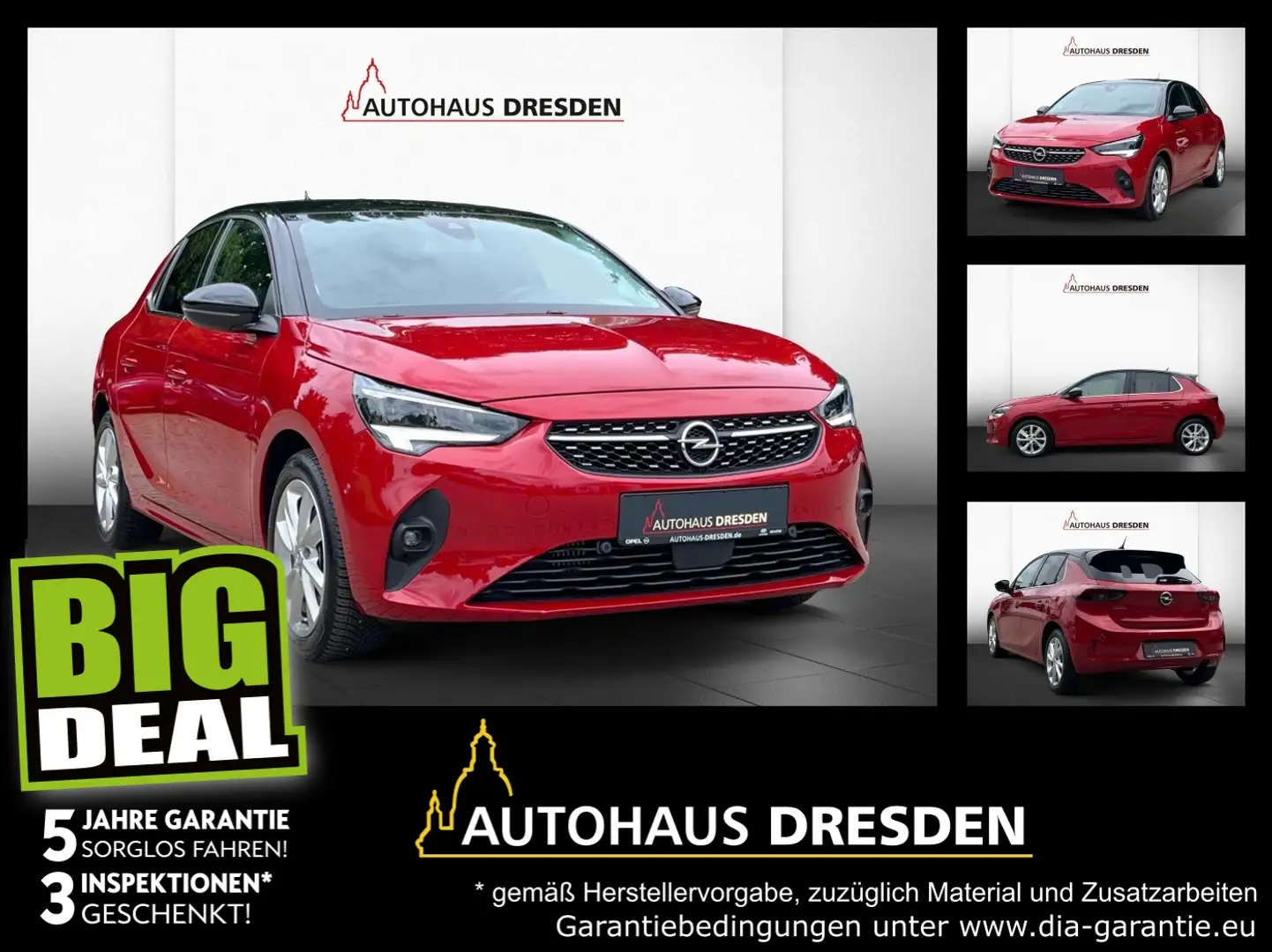Opel Corsa F 1.2 Turbo Sitzheizung, DAB, Rot - 1