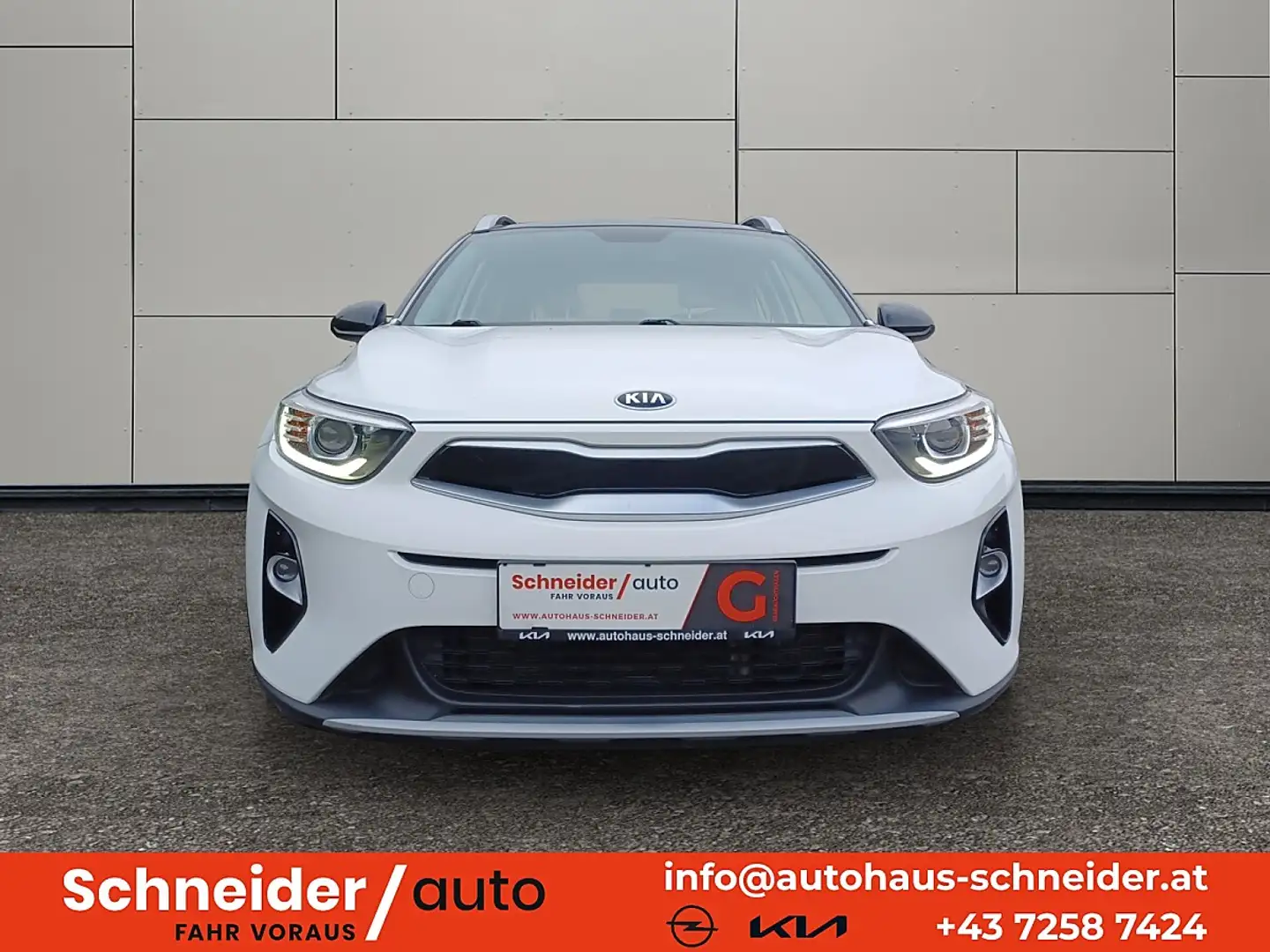 Kia Stonic 1,0 TGDI GPF ISG Silber DCT Aut. Weiß - 2