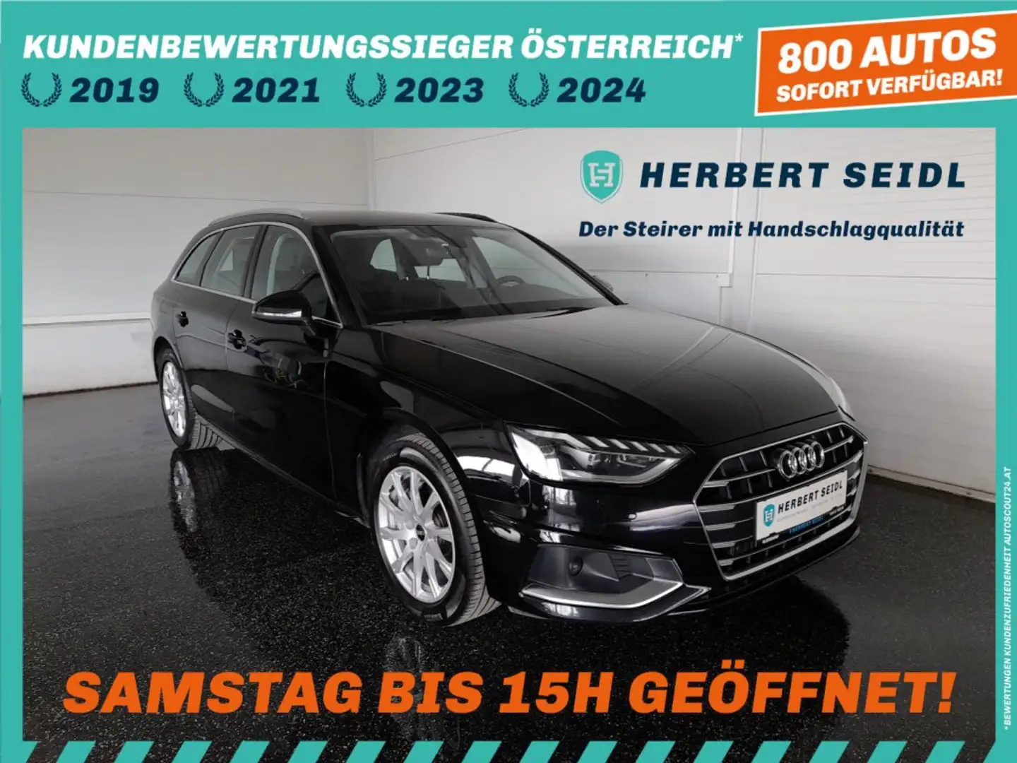 Audi A4 Avant ADVANCED 40 TDI S-tr *MATRIX-LED / NAVI / BANG & OLUFSEN / TEMPOMAT / MEMORY SITZ* Schwarz - 1