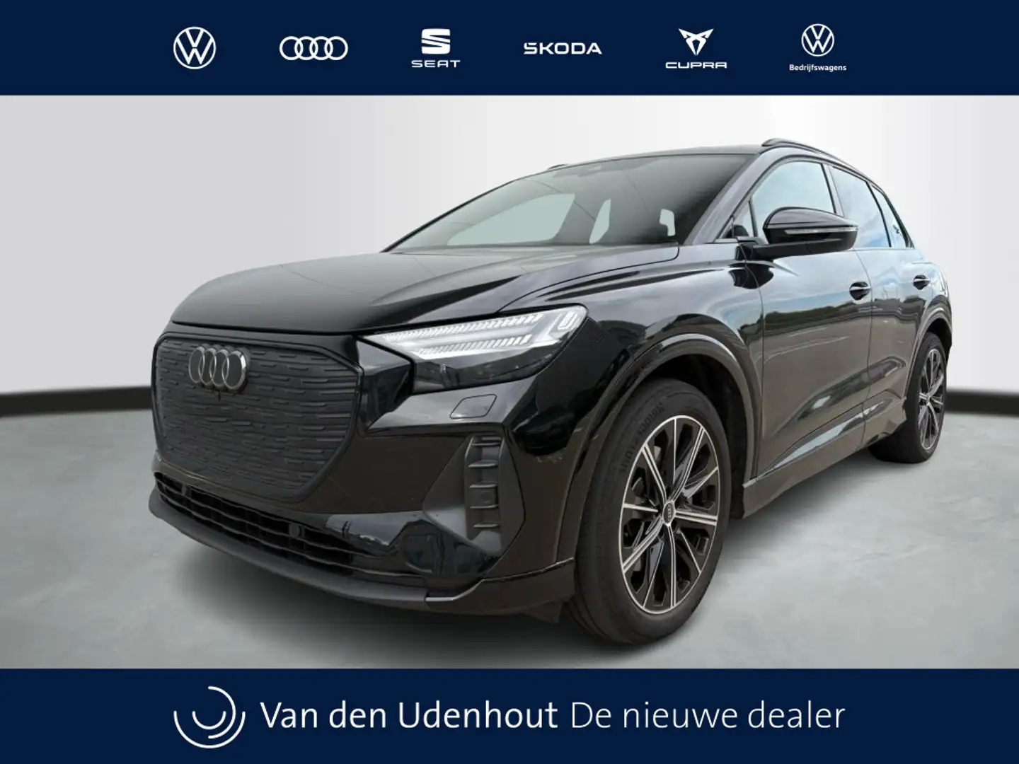 Audi Q4 e-tron 40 204Pk Launch Edition Advanced 77 kWh / Matrix L Zwart - 1
