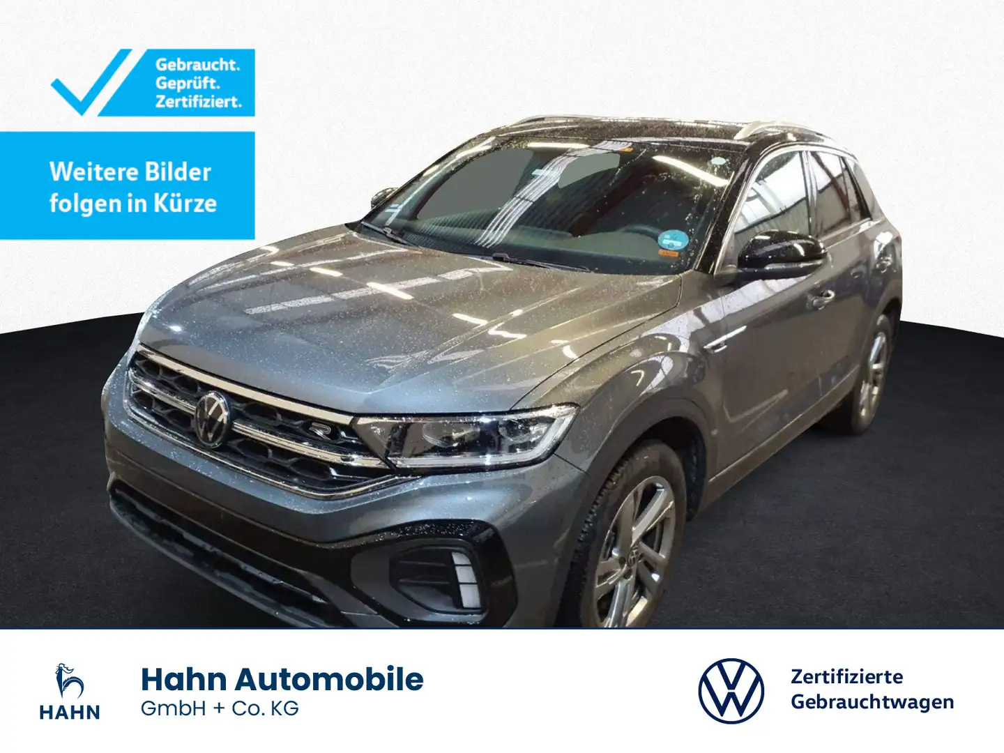 Volkswagen T-Roc 1.5TSI DSG R-Line ACC AHK Cam LED+ SHz Nav Grau - 1
