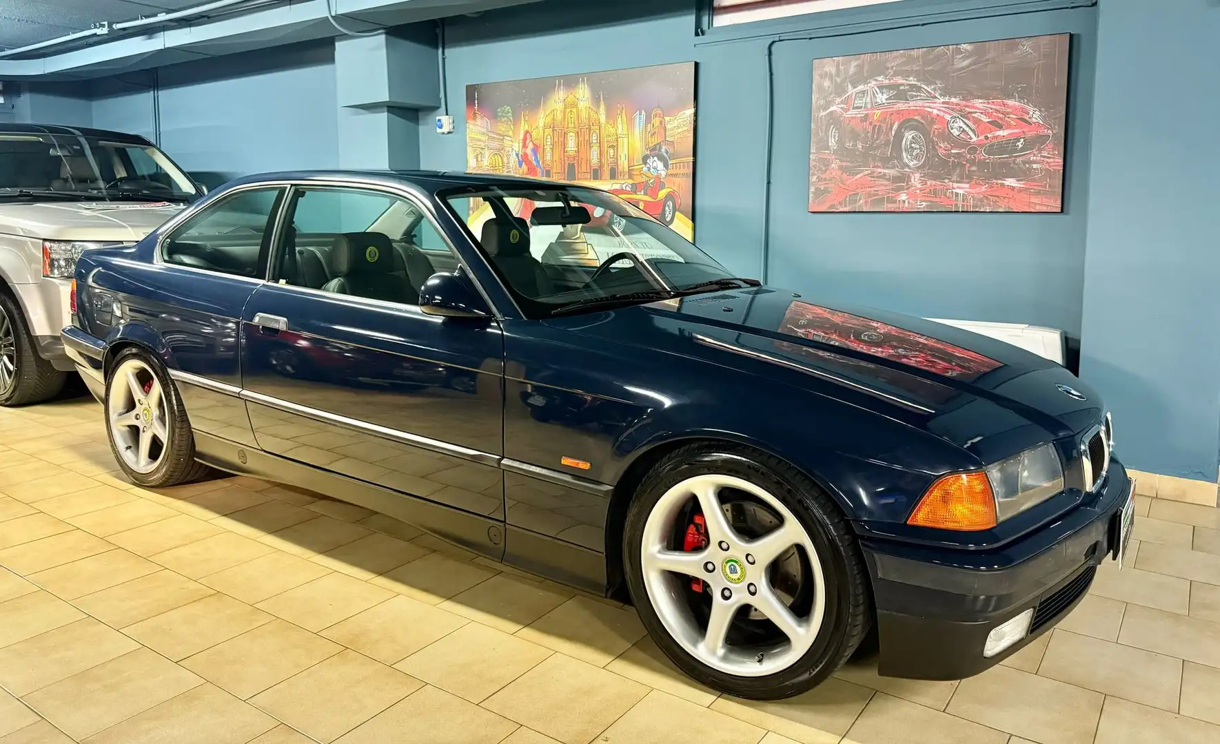 BMW 328 328I E36 ISCRITTA ASI + CRS PELLE TOTALE Синий - 2