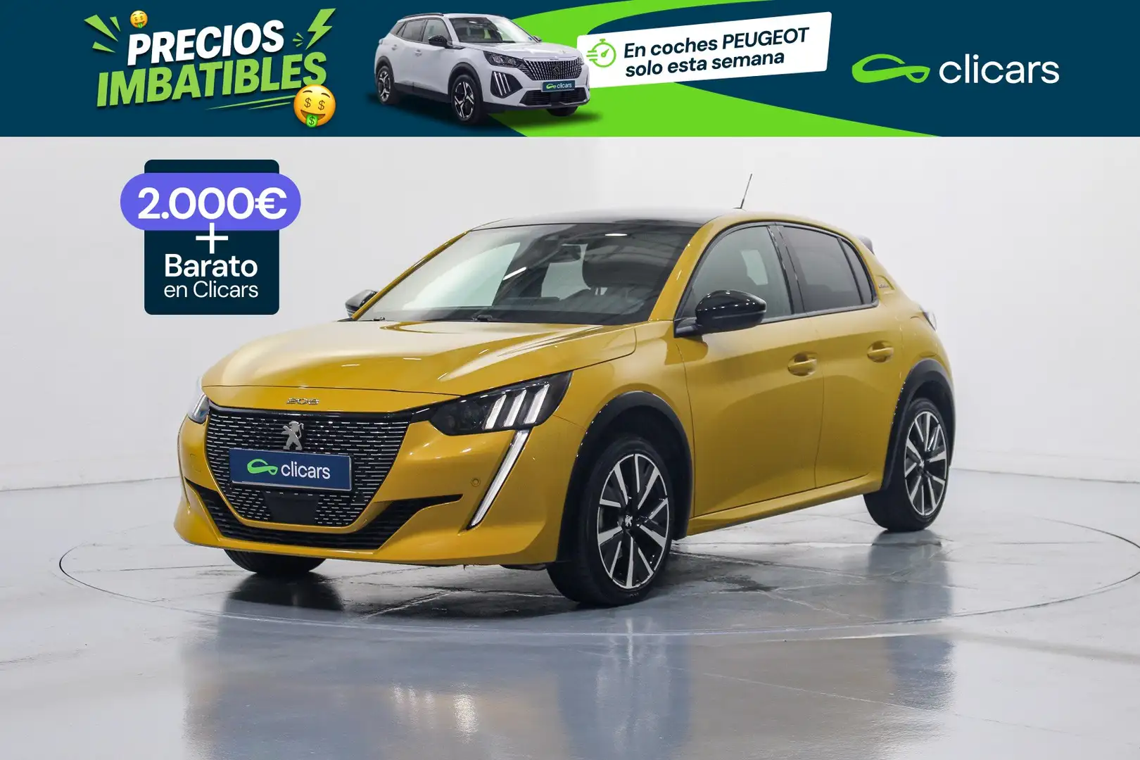 Peugeot 208 1.2 Puretech S&S GT Line EAT8 130 Amarillo - 1