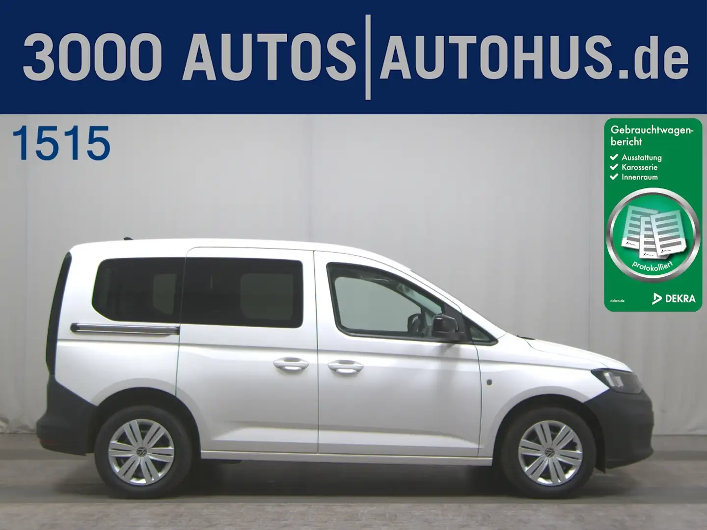 Volkswagen Caddy 1.5 TSI 5-Sitze PDC RFK Shz Blanc - 1