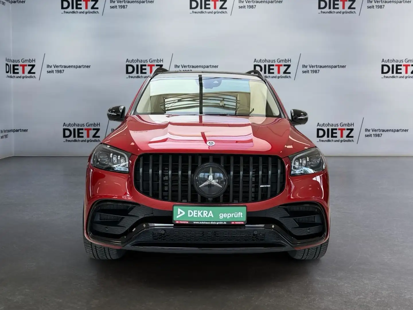 Mercedes-Benz GLS 63 AMG AMG*4M+*MBEAM*PANO*HUD*360*7.SITZ*BURM Rot - 2