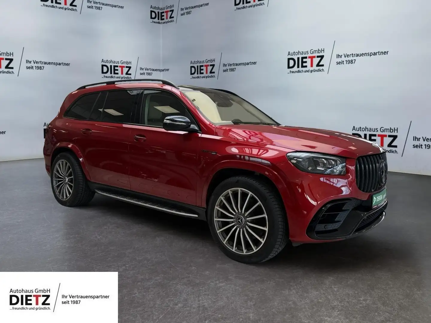 Mercedes-Benz GLS 63 AMG AMG*4M+*MBEAM*PANO*HUD*360*7.SITZ*BURM Rot - 1