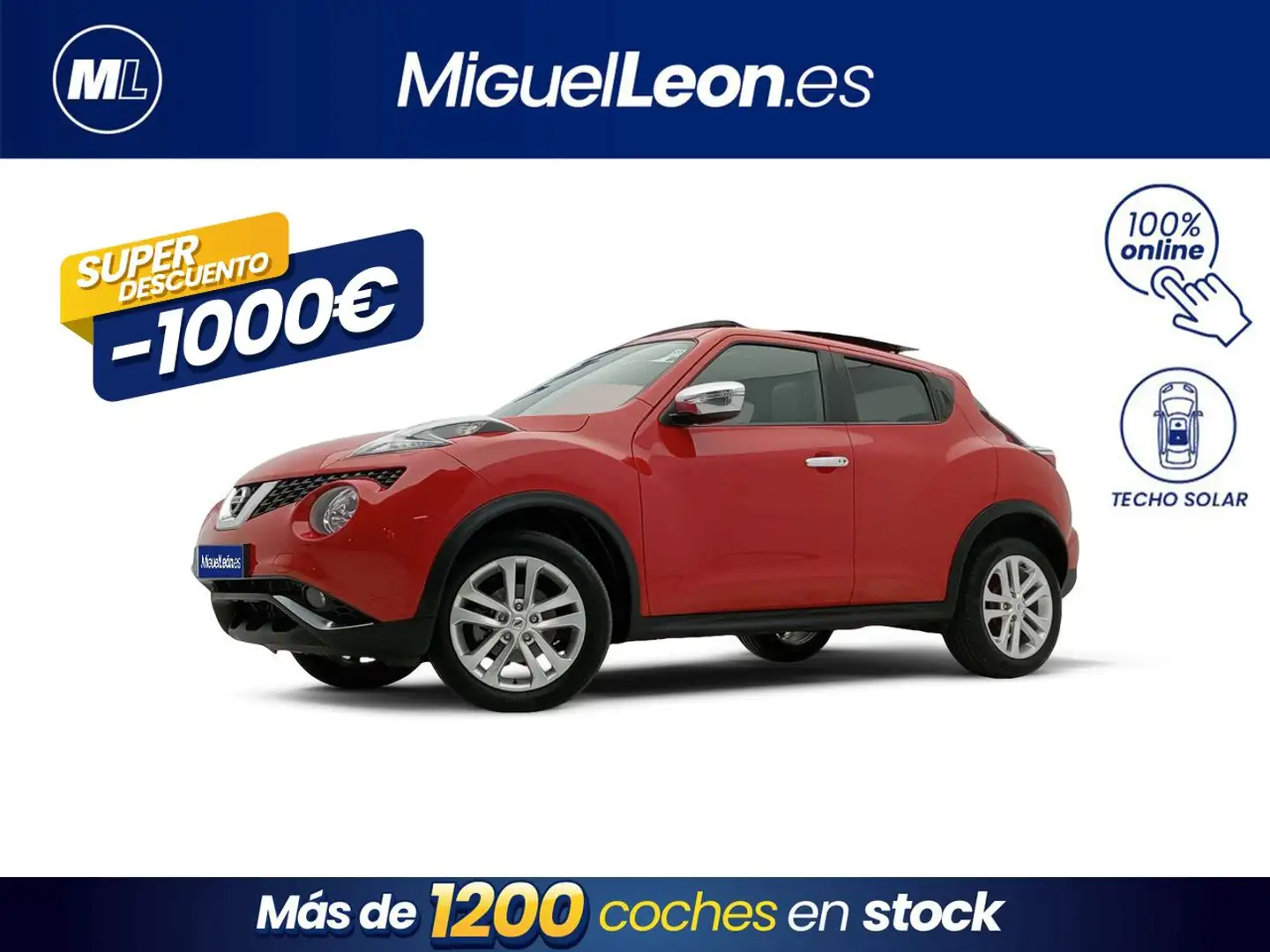 Nissan Juke 1.2 DIG-T Tekna 4x2 115 Rosso - 1