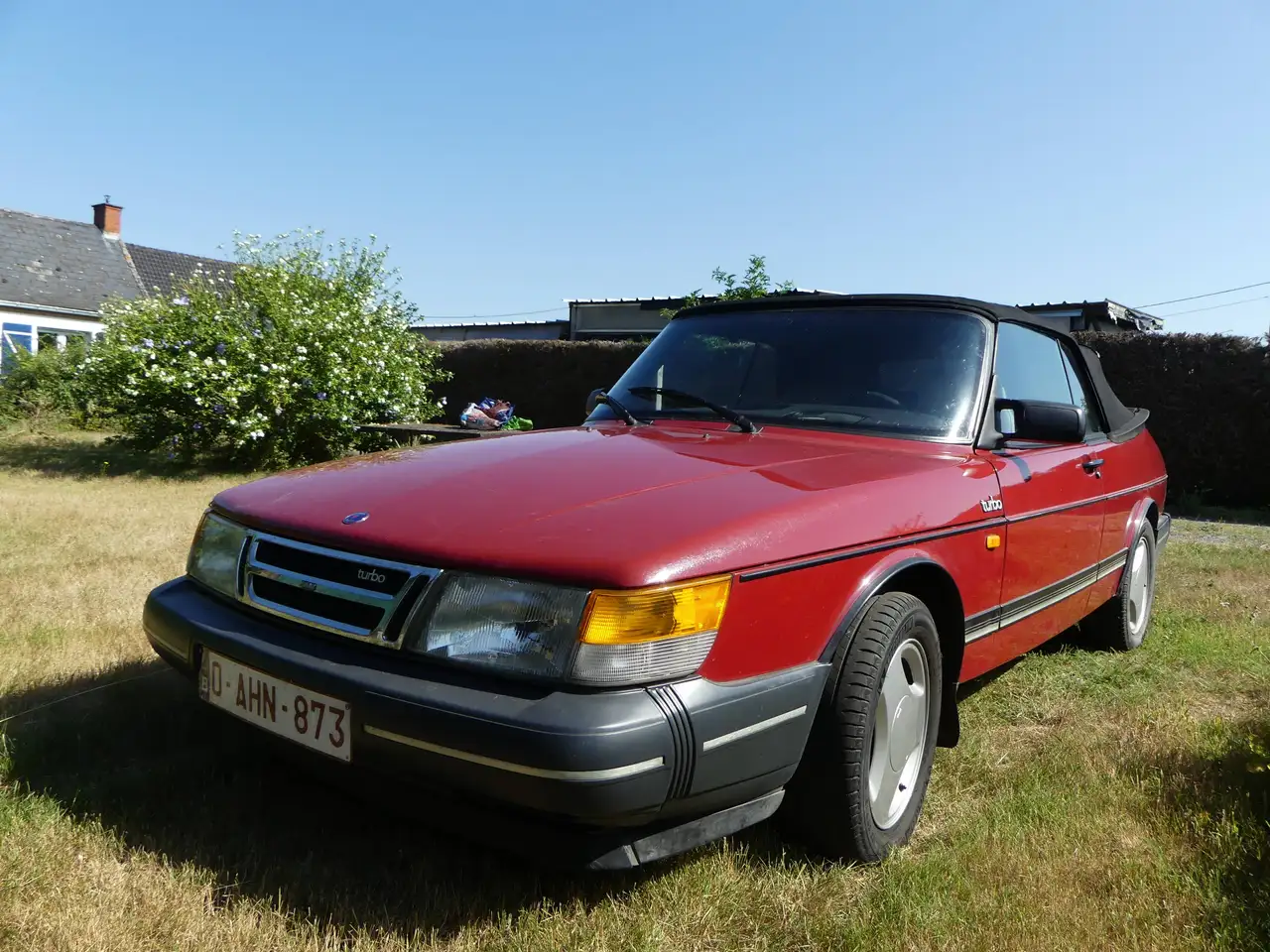 SAAB 900 cabriolet turbo de 1990, foto 1