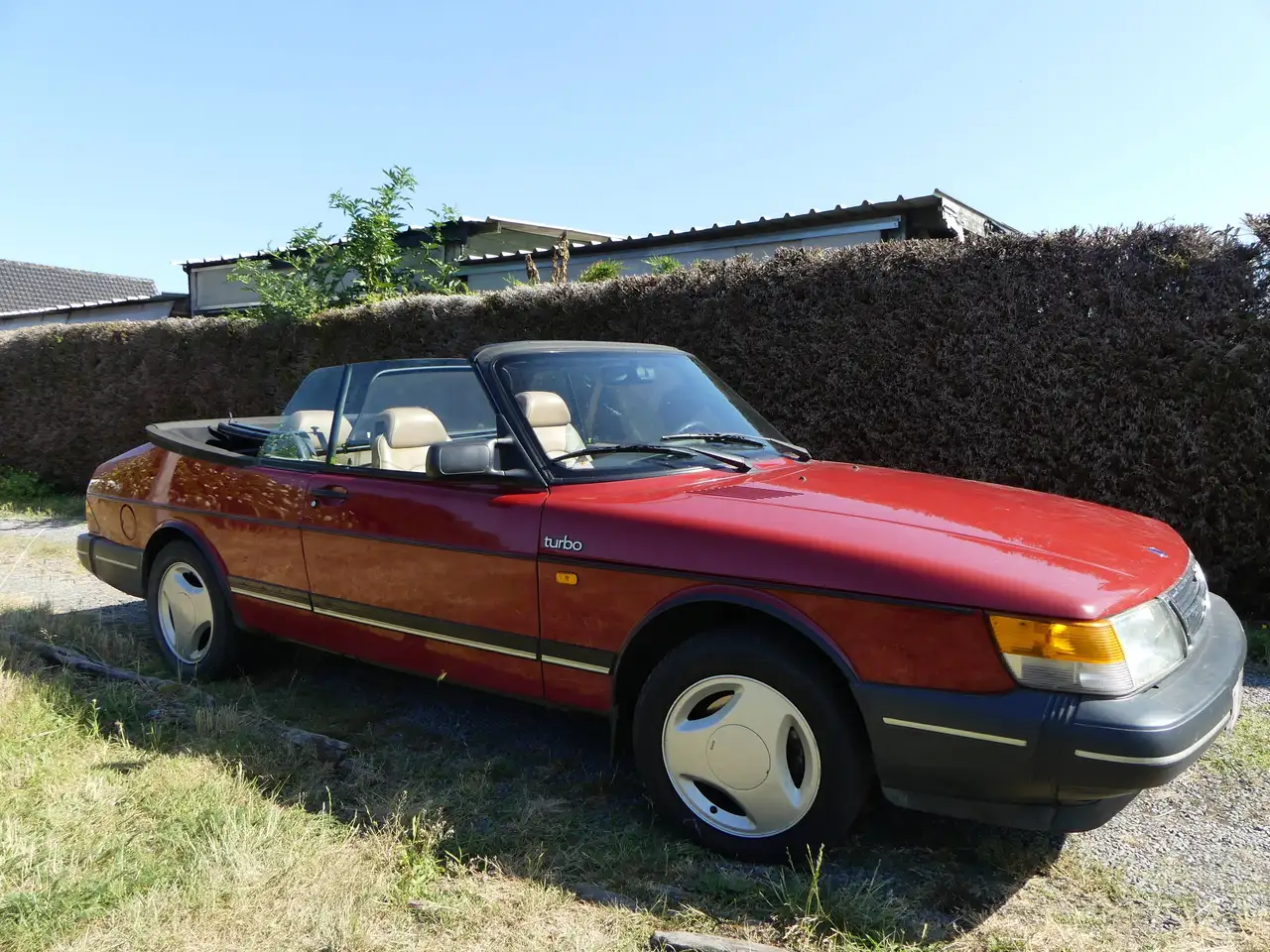 SAAB 900 cabriolet turbo de 1990, foto 2