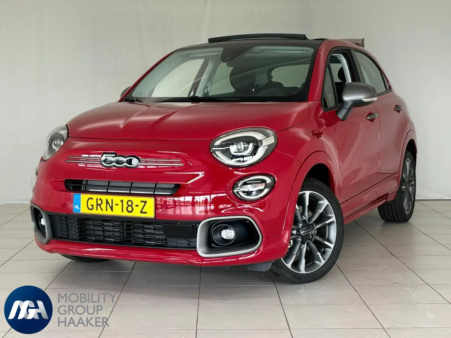 Fiat 500X 1.5 Hybrid Sport Cabrio | Automaat | Apple-Android Rood - 1
