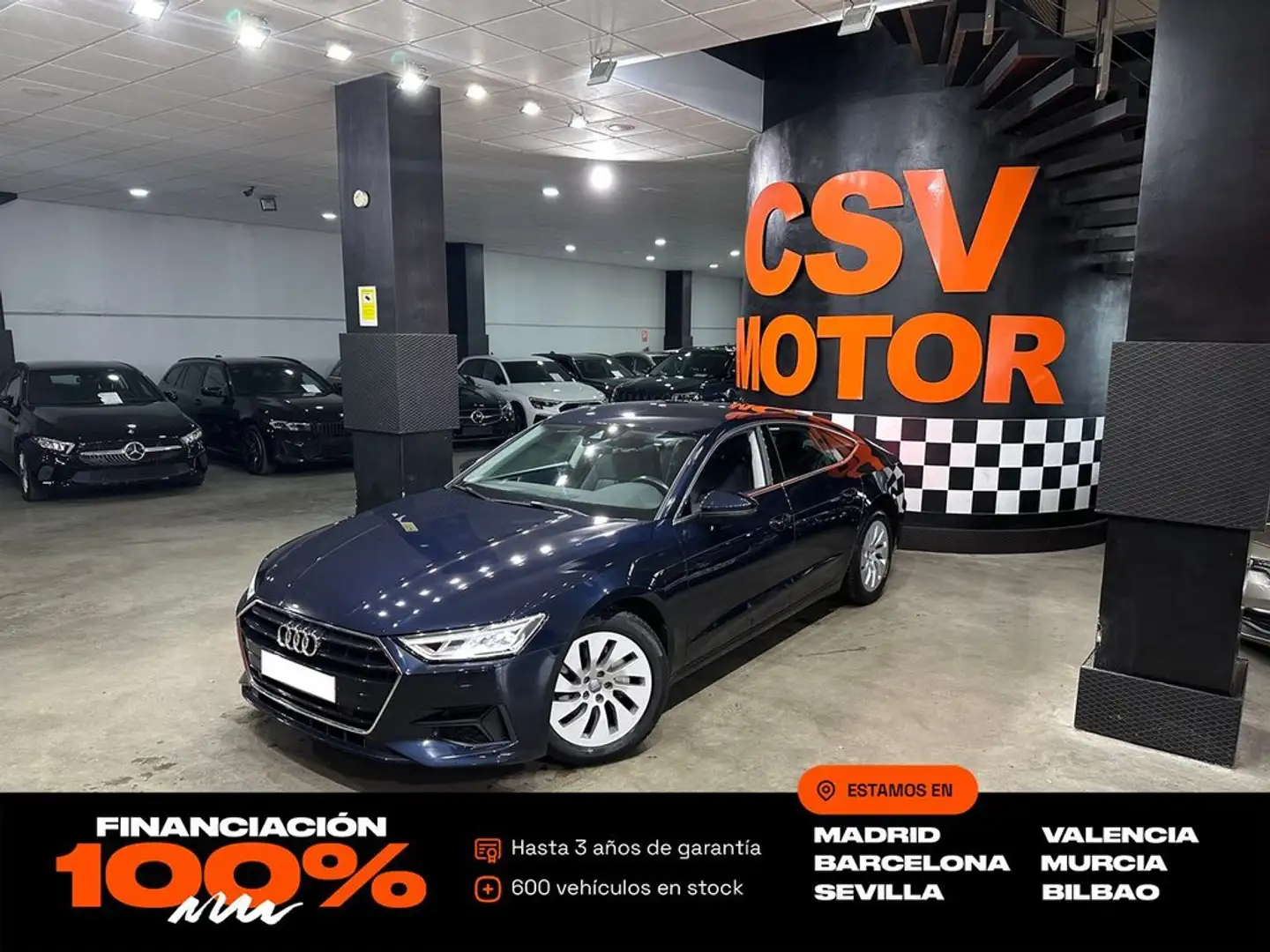 Audi A7 Sportback 50 TDI 210kW quattro triptron. Azul - 1