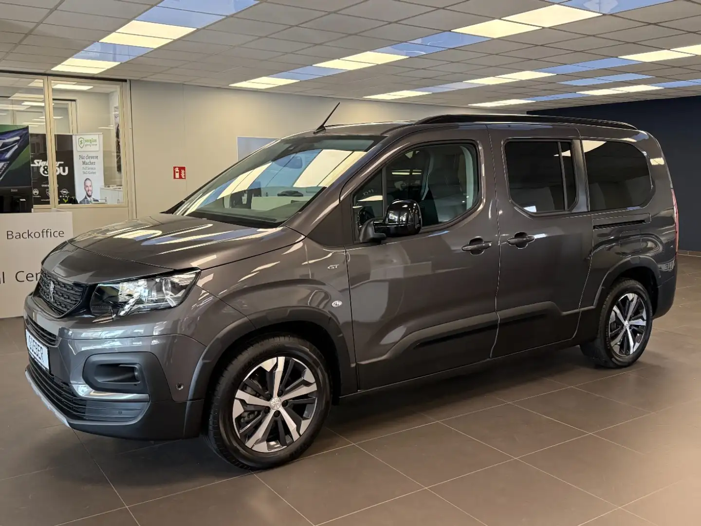 Peugeot Rifter 136 L2 GT Elektromotor 2xKlima AUT Kam. Grijs - 2
