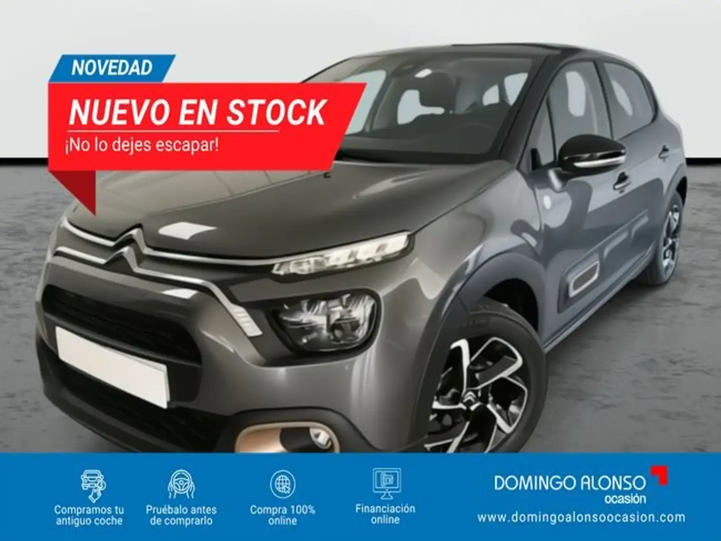 Citroen C3 PureTech 60KW (83CV) C-Series Gris - 1