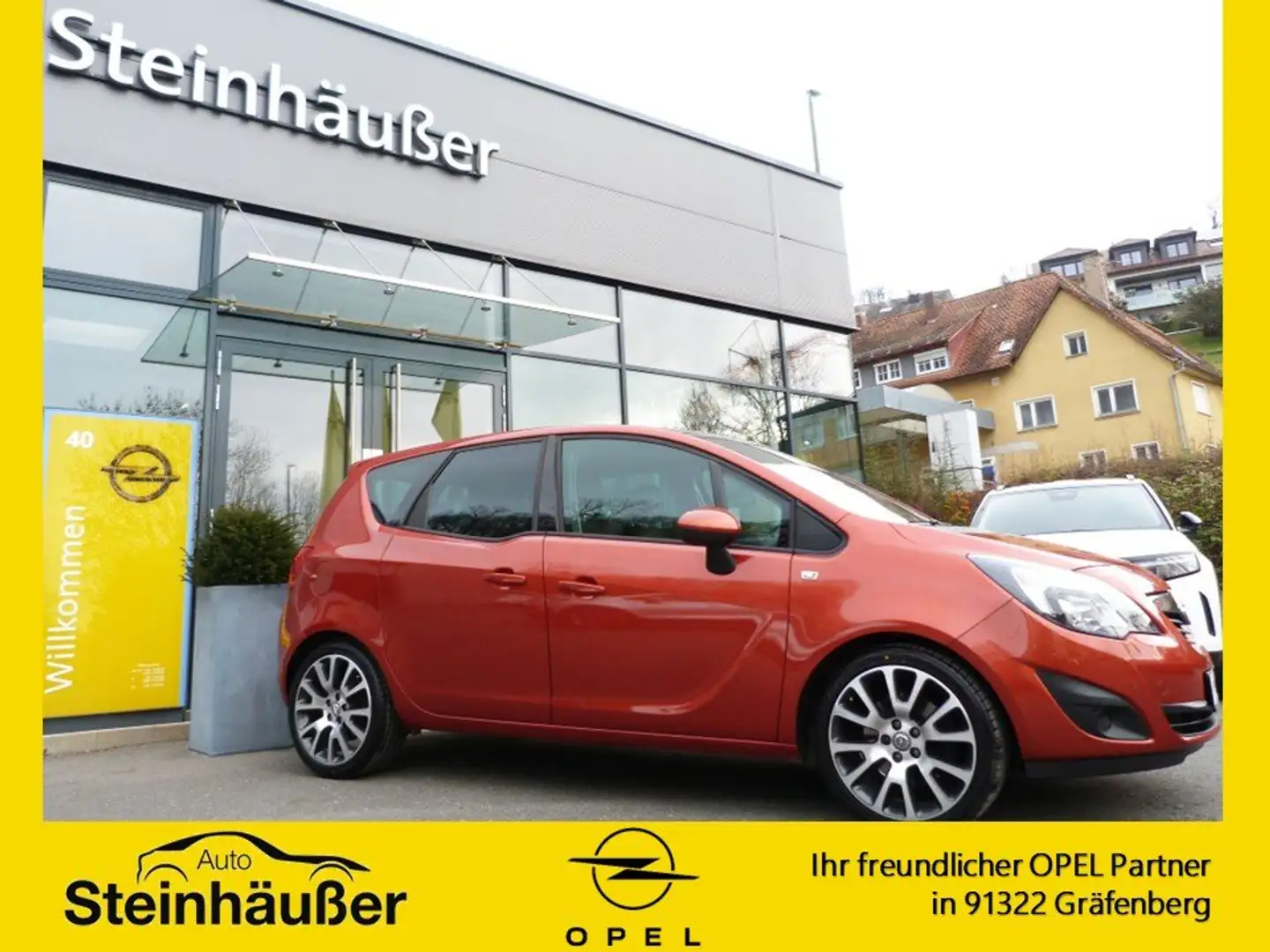 Opel Meriva Meriva 1.4 Color Edition - AHK - Winterpaket Orange - 1