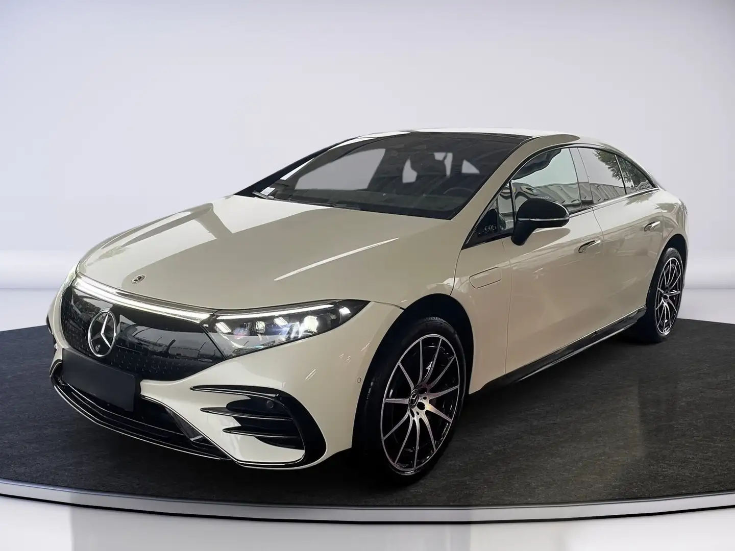 Mercedes-Benz EQS 450+ 4MATIC AMG Line DIS*PANO*HUD*AIR*MWST Weiß - 2