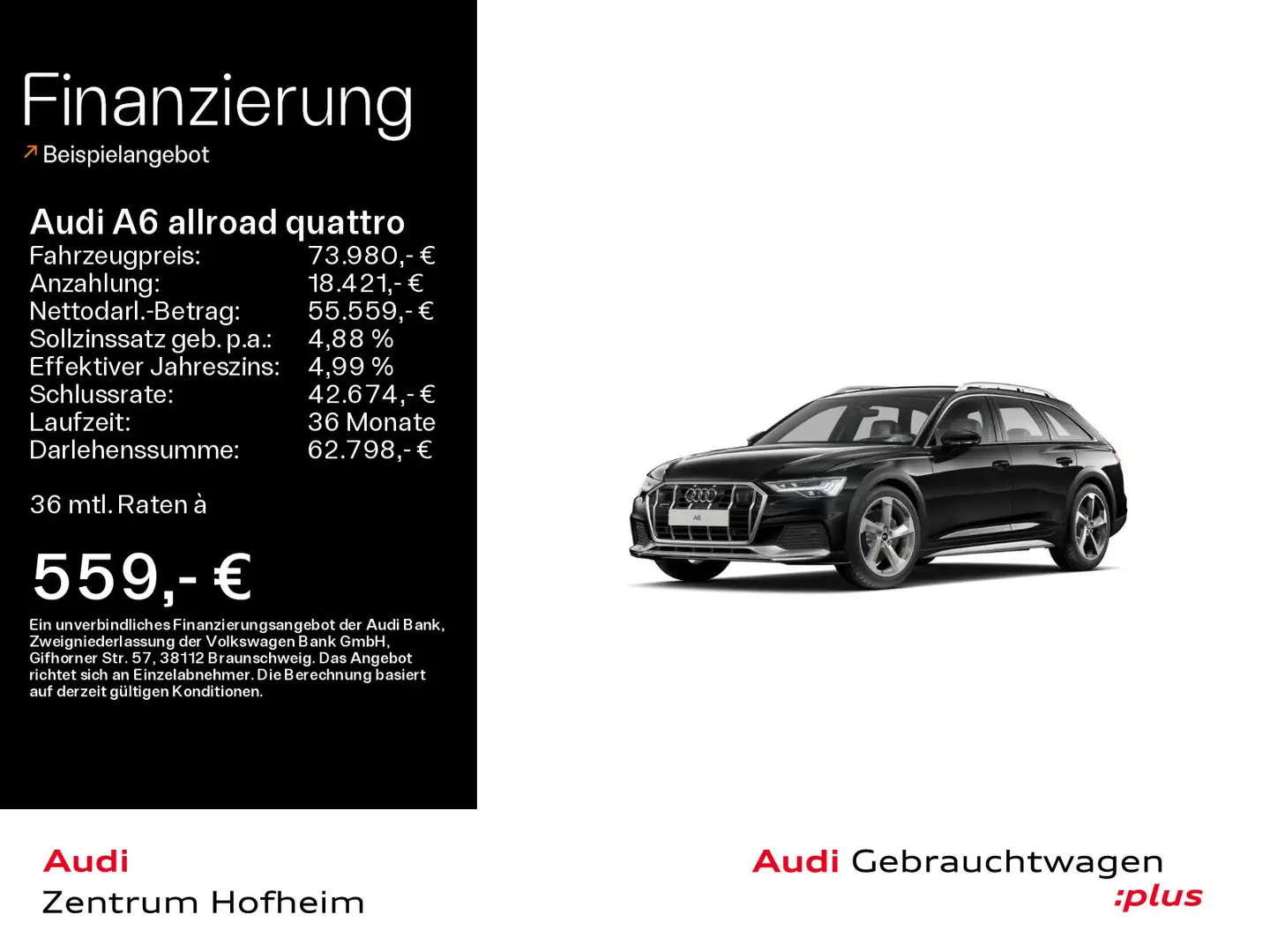 Audi A6 allroad 50 TDI tip*Air*HUD*Standh*HD Schwarz - 1