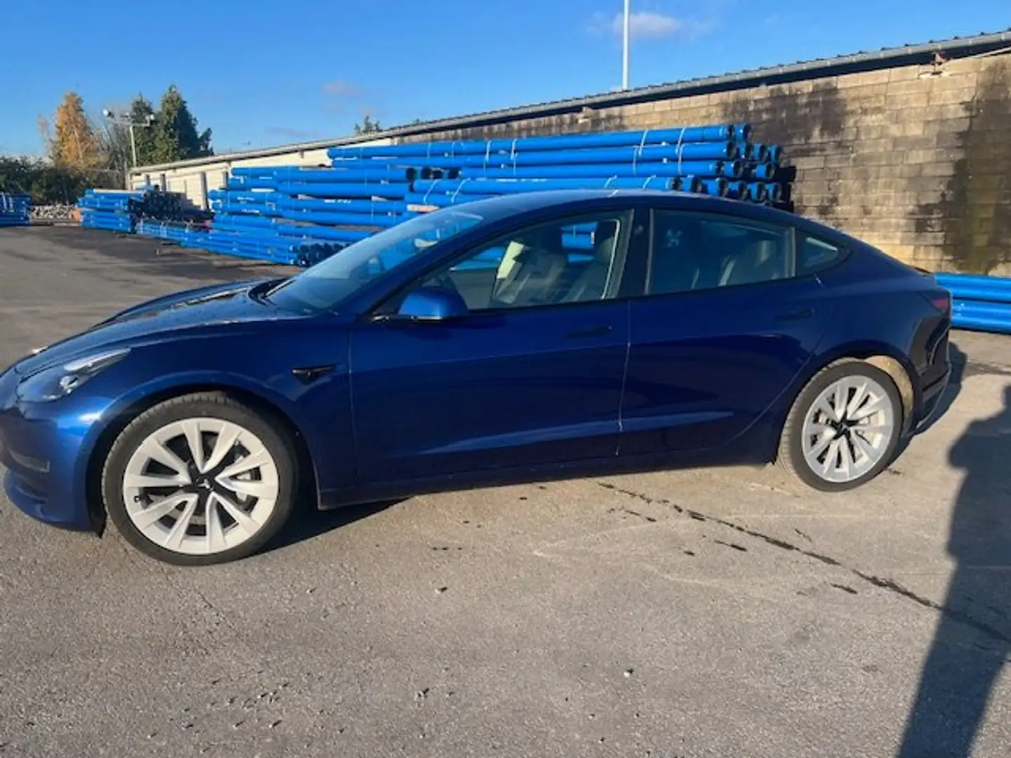 Tesla Model 3 Long-Range Dual Motor AutoPilot jante hivers Blauw - 1